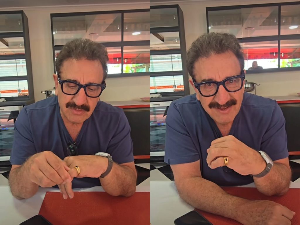 Símbolo de gratidão: Ratinho reaparece com anel dado por Silvio Santos e emociona público